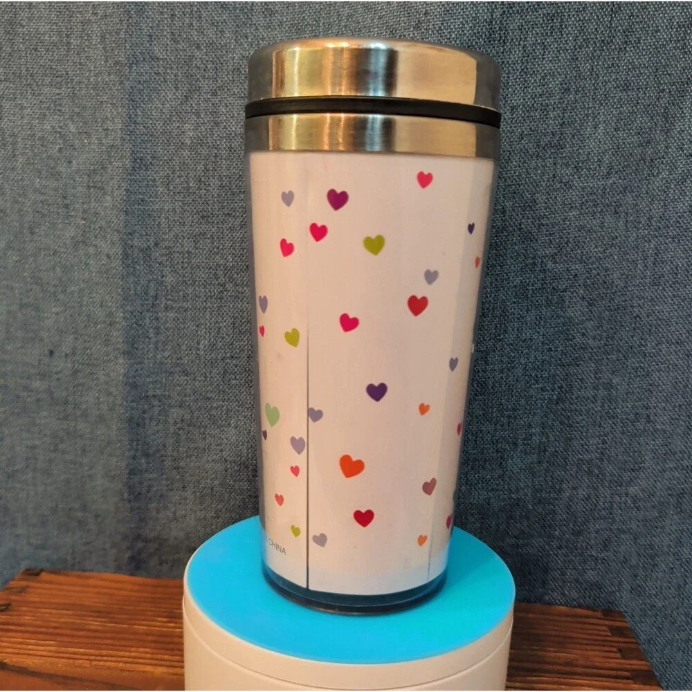 Teacher Work of Love Travel Tumbler 20oz Stainless Acrylic Hot Cold Cup